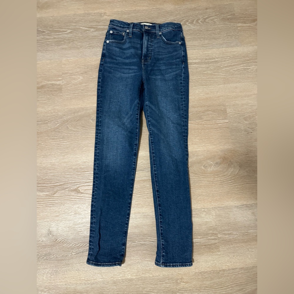 Madewell Women's Straight Leg Jeans - Dark Blue
